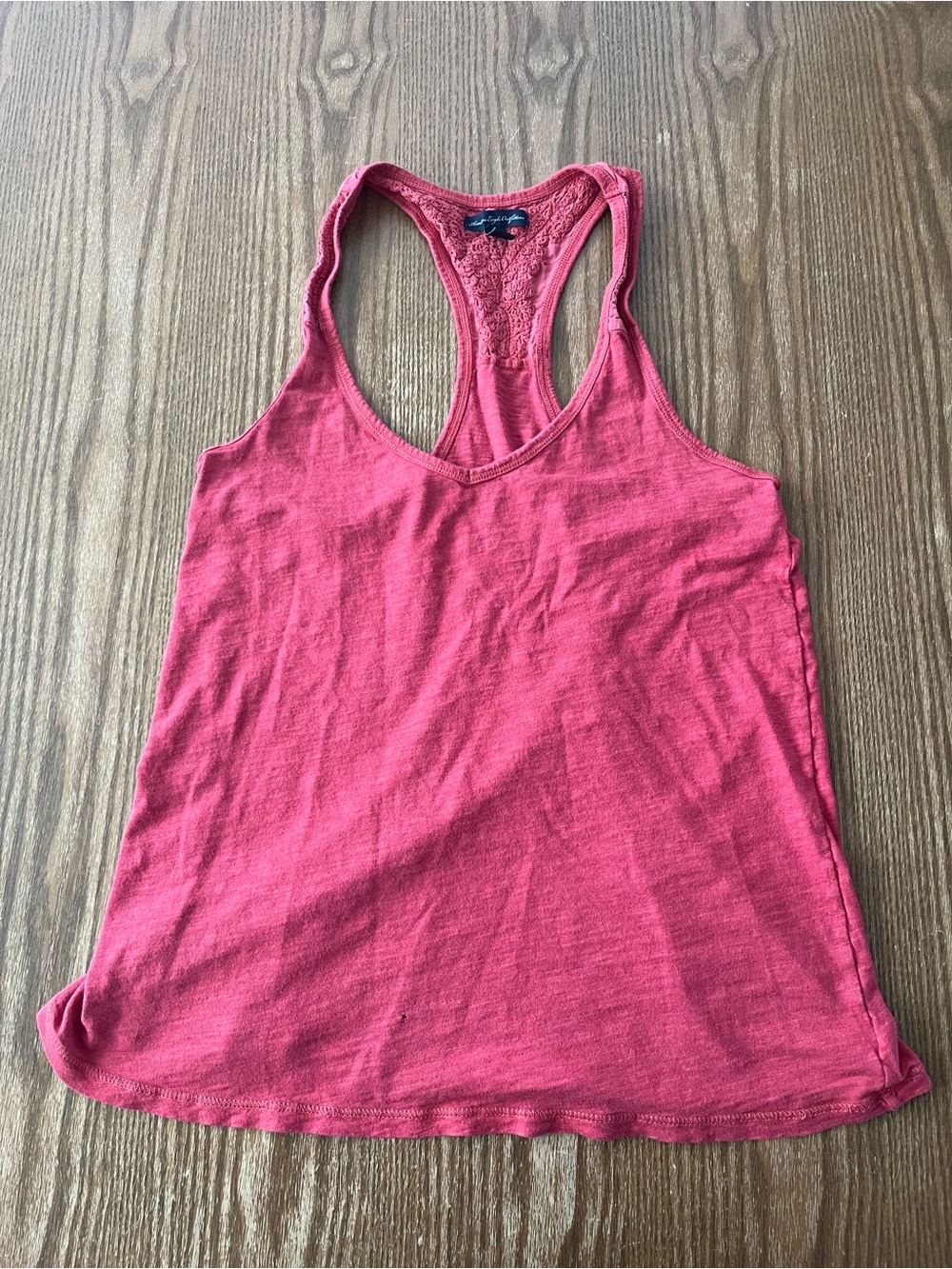 American Eagle Outfitters red Racerback Tank size small